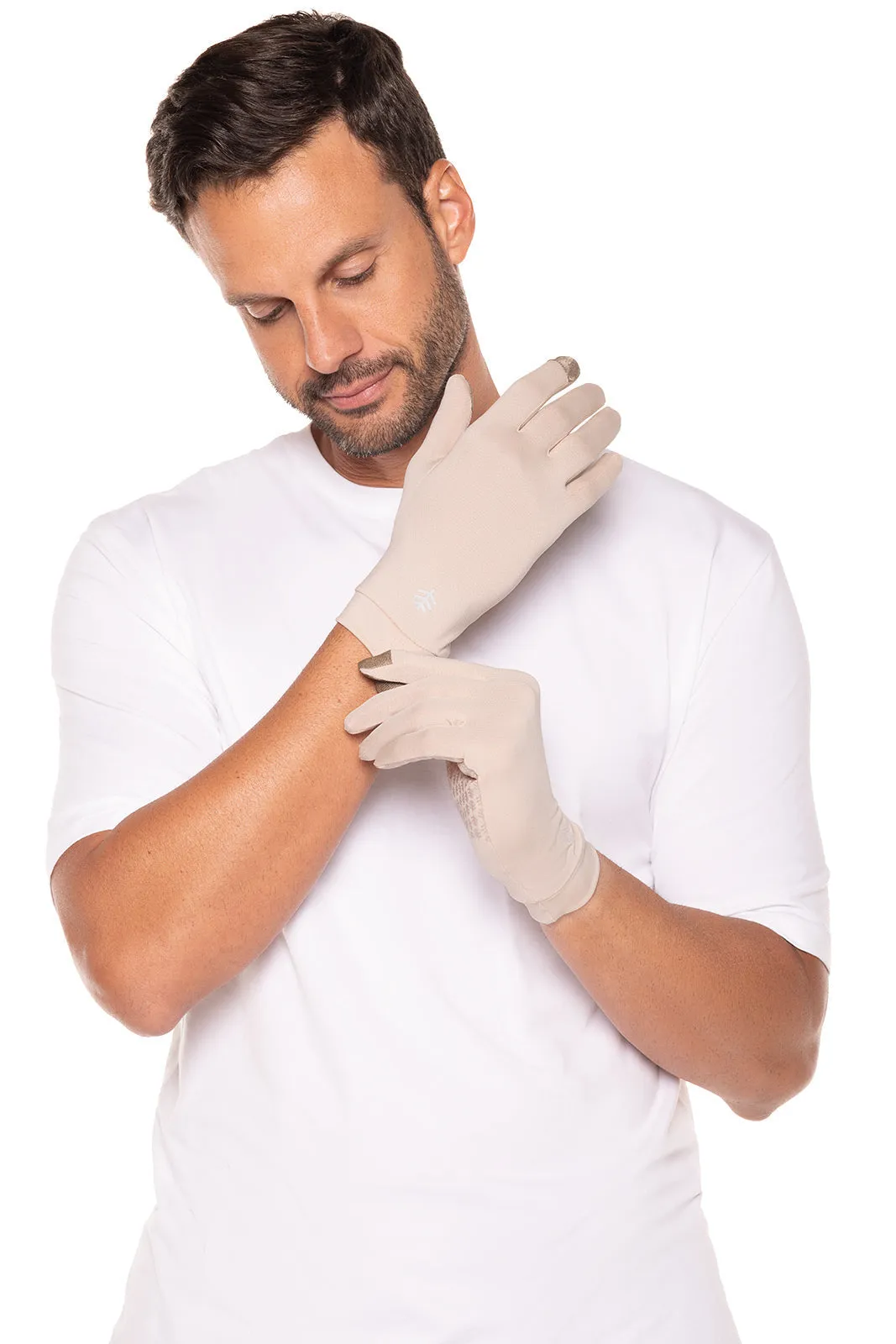 Unisex Gannett UV Gloves  |  Beige