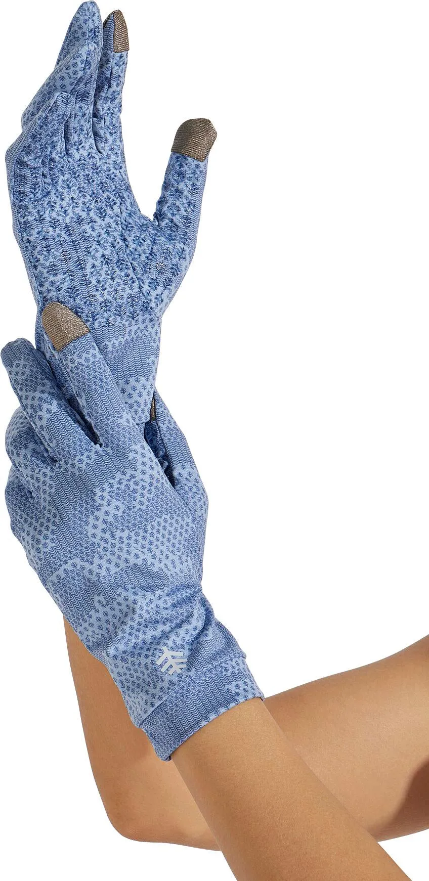 Unisex Gannett UV Gloves | Moonlight Blue Coolibar Camo