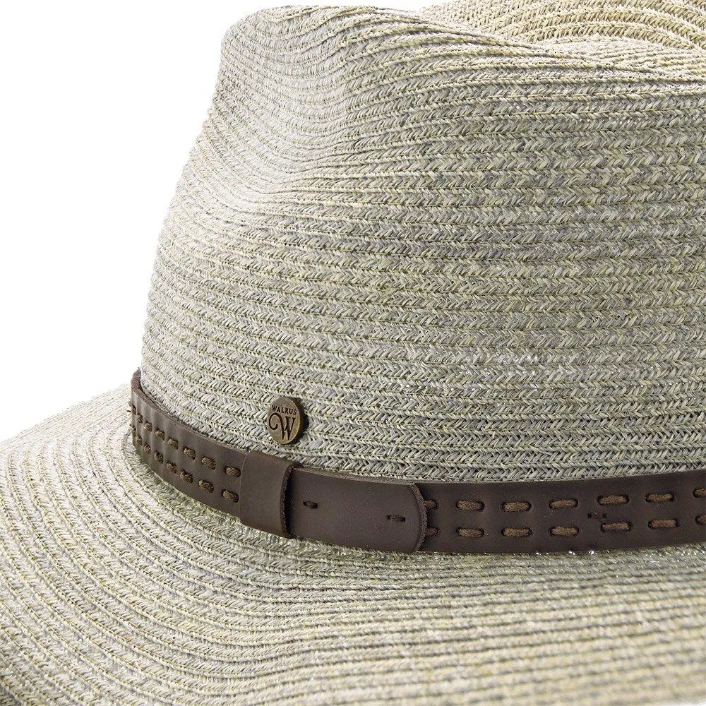 Walrus Hats Hemp Straw Fedora Hat w/ Band