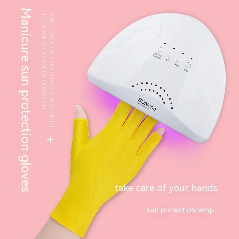 Women's Fashion UV-proof Nail Gloves