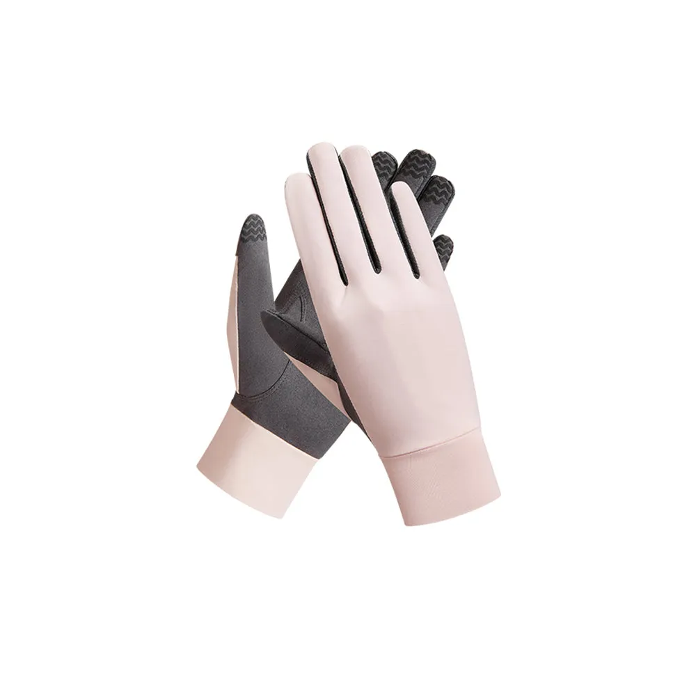 Women’s Short Sun-proof Gloves UPF 50  Touchscreen Gloves