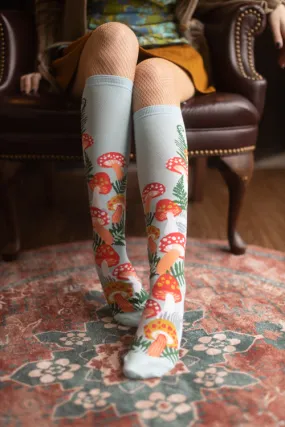 Wonderland Mushroom Knee High